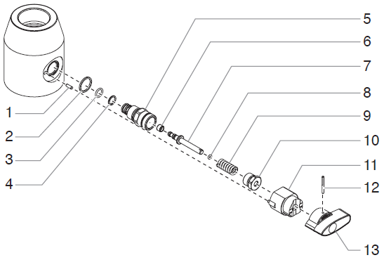 LineCrew 750 PRIME/SPRAY Valve Assembly (P/N 0507690)